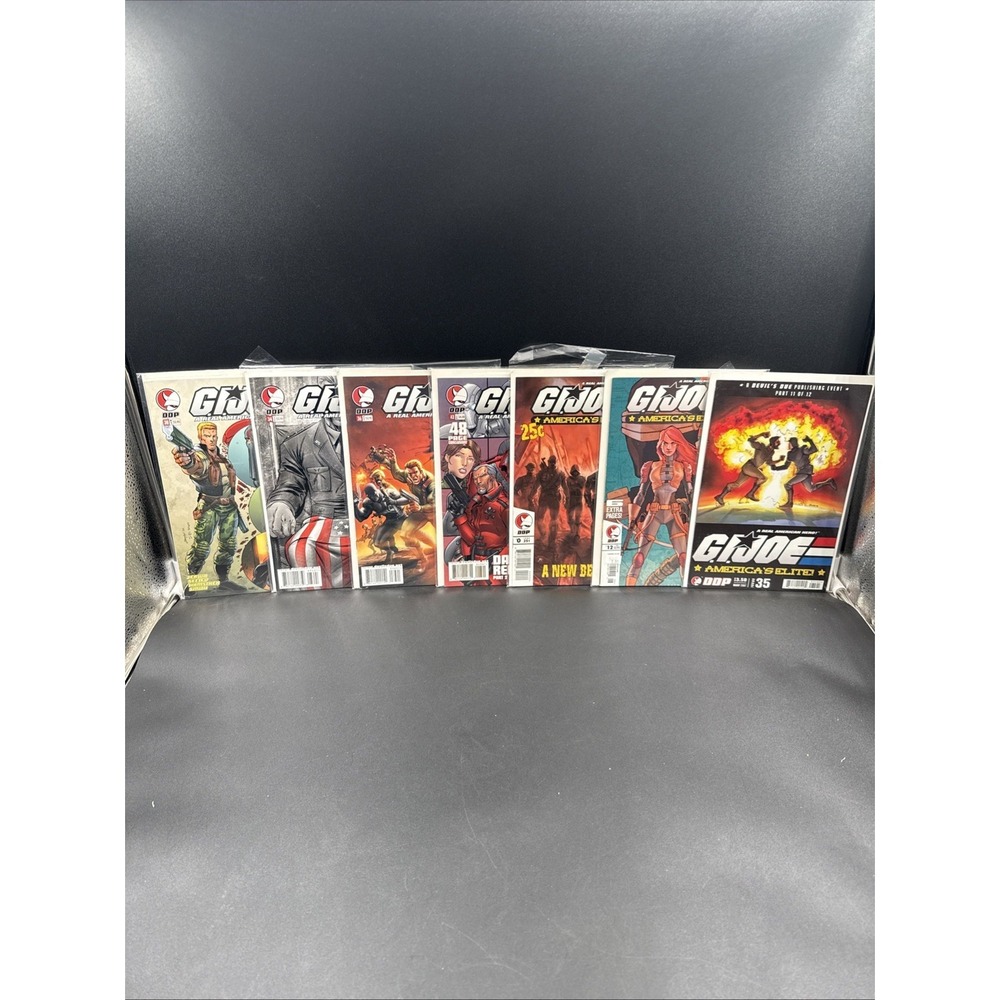 G.I. Joe Real American Hero #30, 34, 36, 43 & G.I. Joe Americas elite #0, 12, 35
